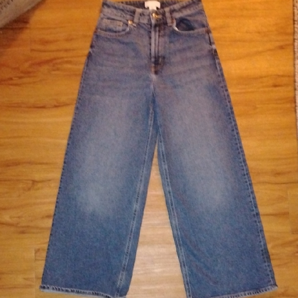 H&M Blue Flare & Wide Leg Jeans
